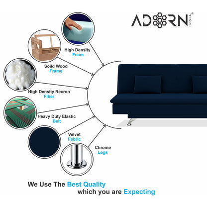 Adorn India A New Aspen 3 Seater Sofa Cum Bed 4X6