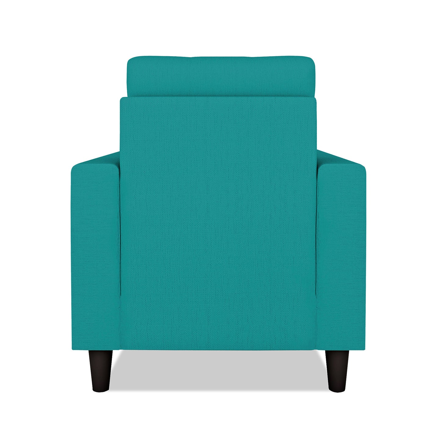 Adorn India Darcy 1 Seater Sofa (Beige) (3 Year Warranty)