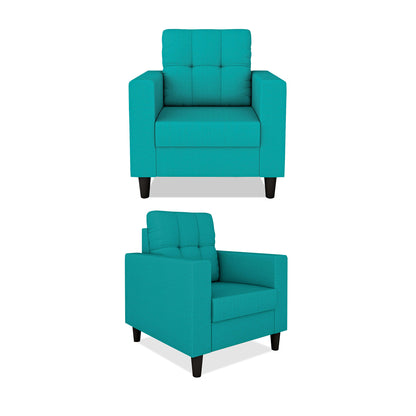 Adorn India Darcy 3+2+1 6 Seater Sofa Set  (3 Year Warranty)