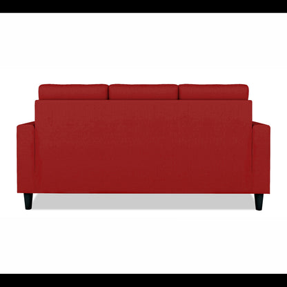 Adorn India Darcy 3 Seater Sofa (Red) (3 Year Warranty)