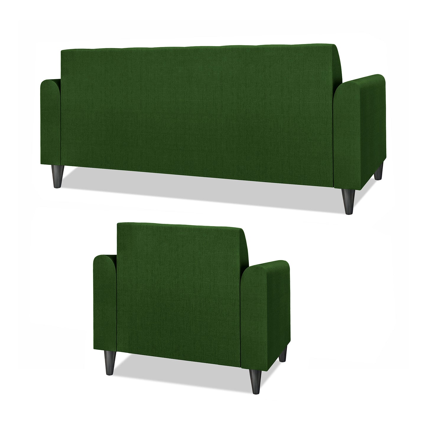 Adorn India Wood Rio Elegant 3+1+1 5 Seater Sofa Set (3 Year Warranty)