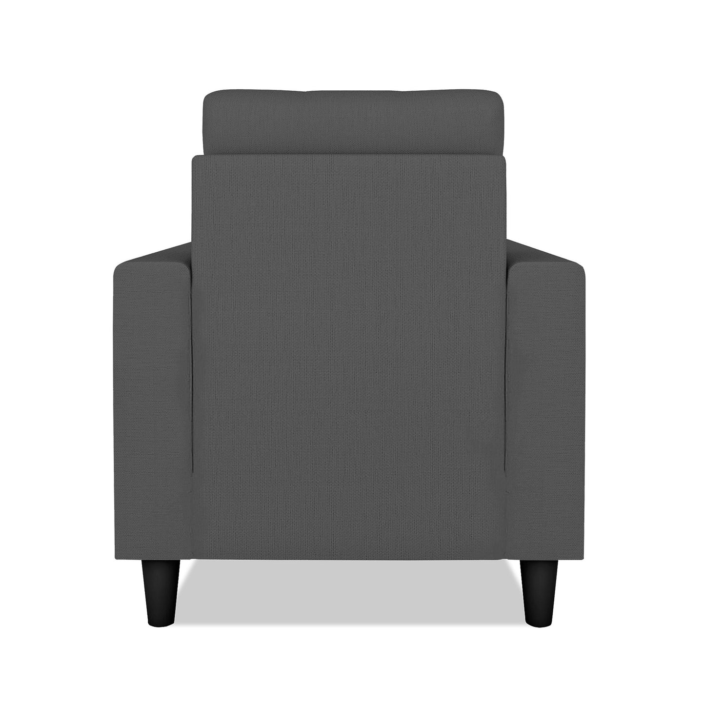 Adorn India Darcy 1 Seater Sofa (Beige) (3 Year Warranty)