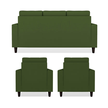 Adorn India Darcy 3+1+1 5 Seater Sofa Set (Beige) (3 Year Warranty)