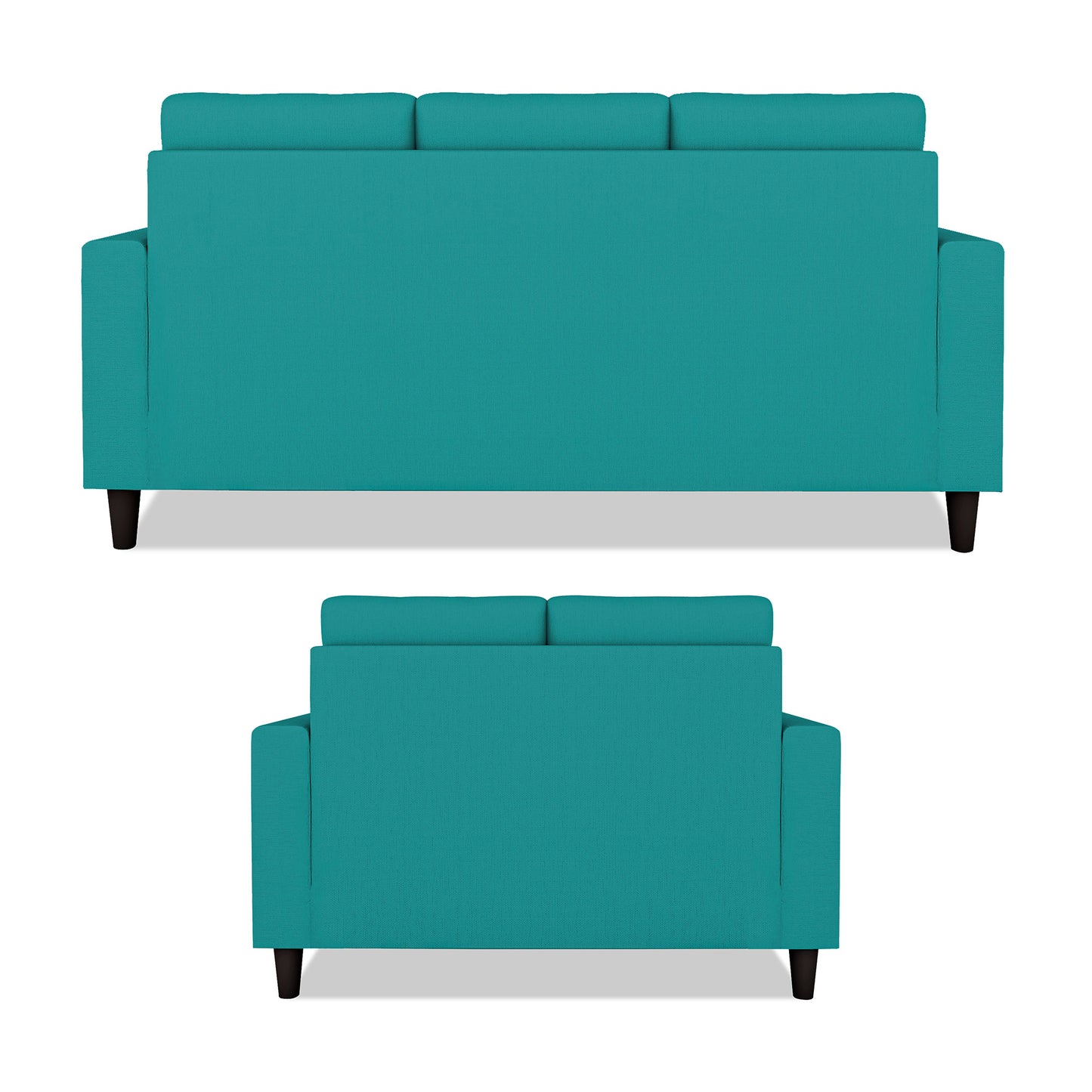 Adorn India Darcy 3+2 5 Seater Sofa Set (Beige) (3 Year Warranty)