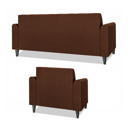 Adorn India Wood Rio Elegant 3+1+1 5 Seater Sofa Set (3 Year Warranty)
