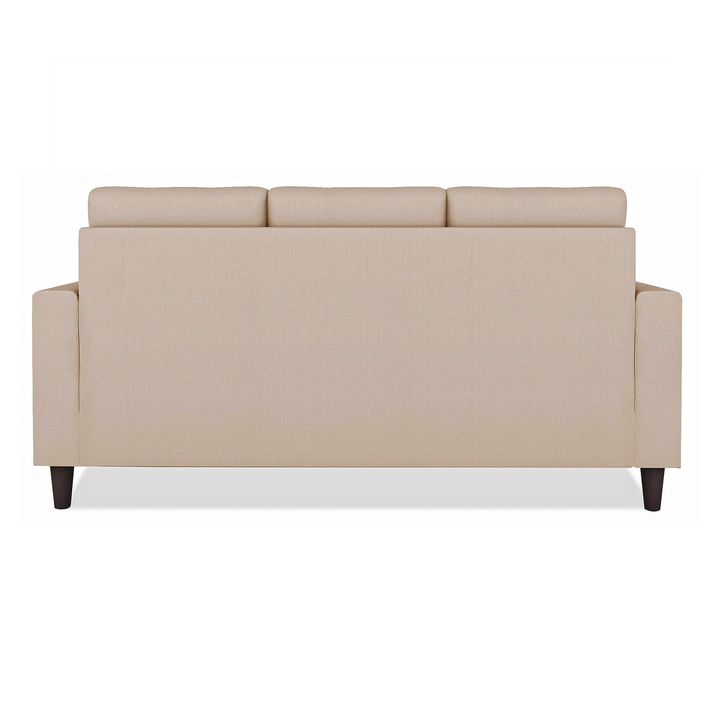 Adorn India Darcy 3 Seater Sofa (Beige) (3 Year Warranty)