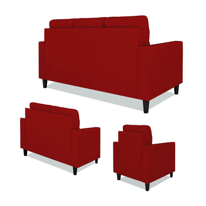 Adorn India Darcy 3+2+1 6 Seater Sofa Set  (3 Year Warranty)