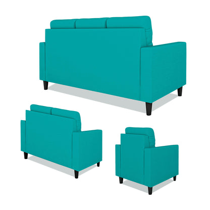 Adorn India Darcy 3+2+1 6 Seater Sofa Set  (3 Year Warranty)