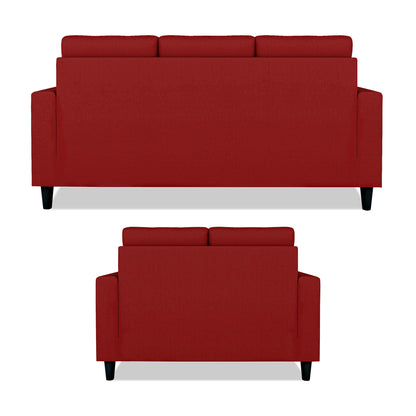 Adorn India Darcy 3+2 5 Seater Sofa Set (Beige) (3 Year Warranty)