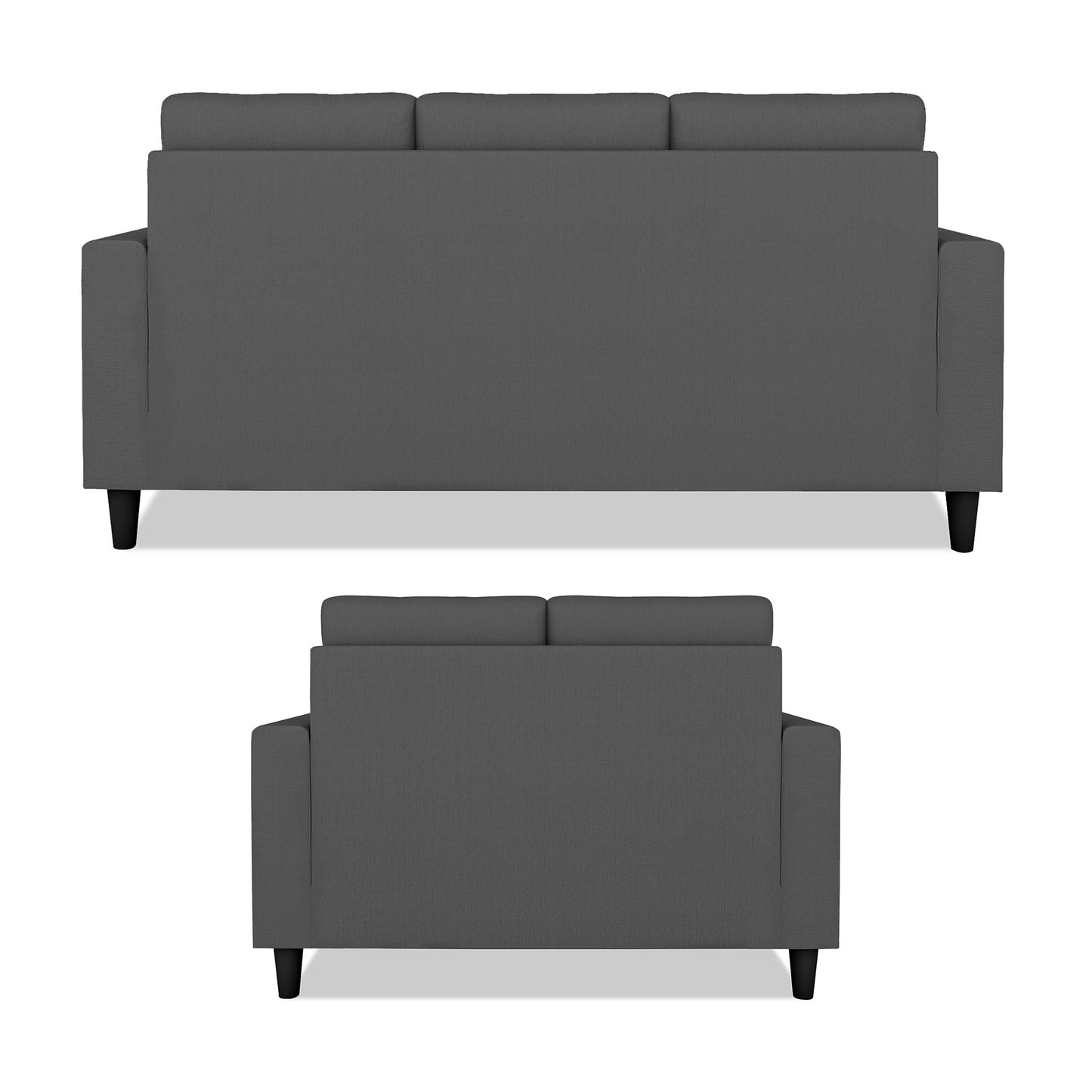 Adorn India Darcy 3+2 5 Seater Sofa Set (Beige) (3 Year Warranty)
