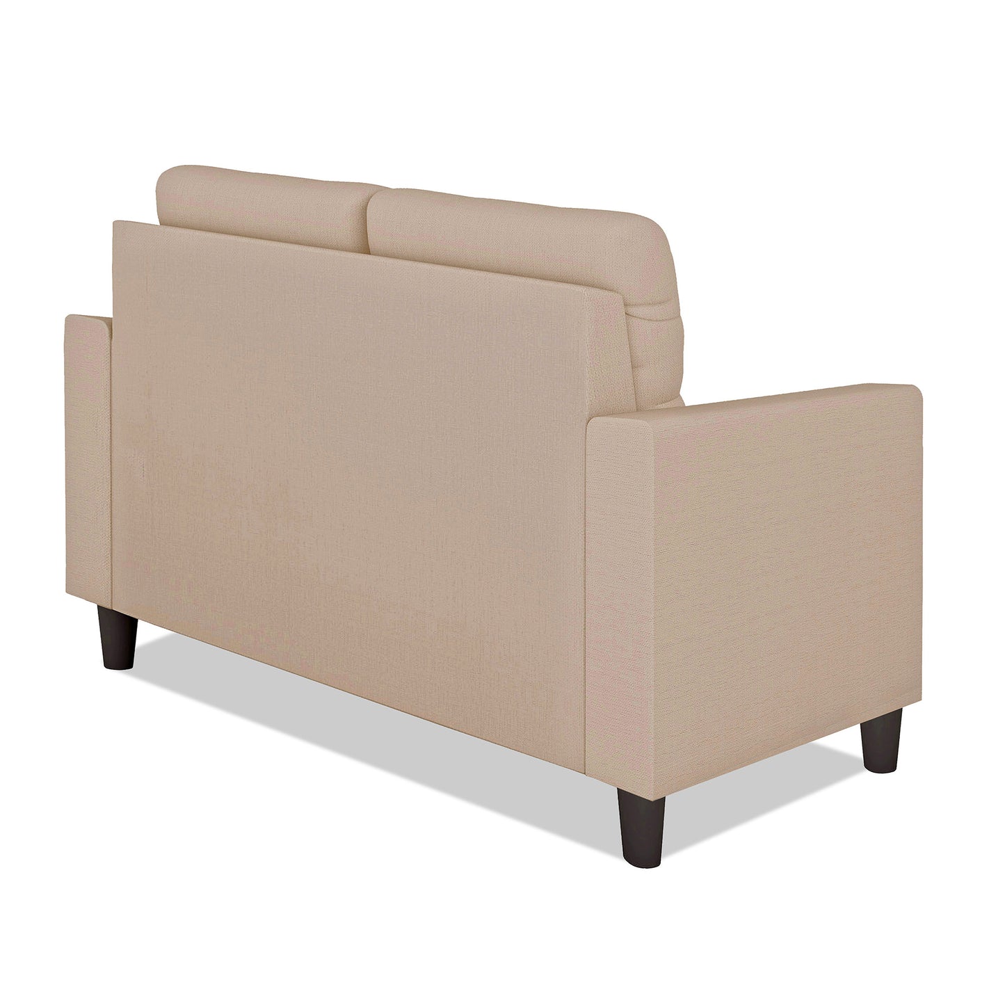 Adorn India Darcy 2 Seater Sofa (Beige) (3 Year Warranty)