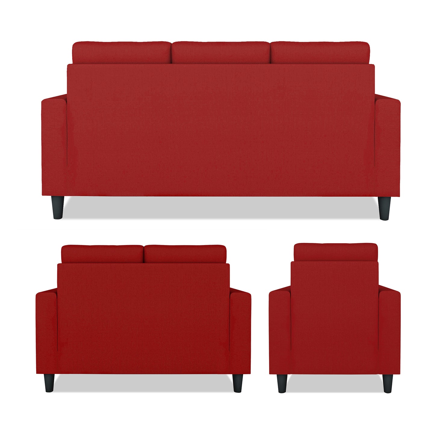 Adorn India Darcy 3+2+1 6 Seater Sofa Set  (3 Year Warranty)