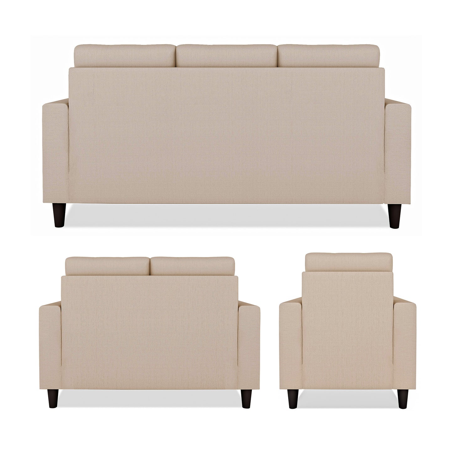 Adorn India Darcy 3+2+1 6 Seater Sofa Set  (3 Year Warranty)