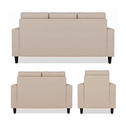 Adorn India Darcy 3+2+1 6 Seater Sofa Set  (3 Year Warranty)