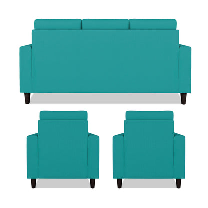 Adorn India Darcy 3+1+1 5 Seater Sofa Set (Beige) (3 Year Warranty)
