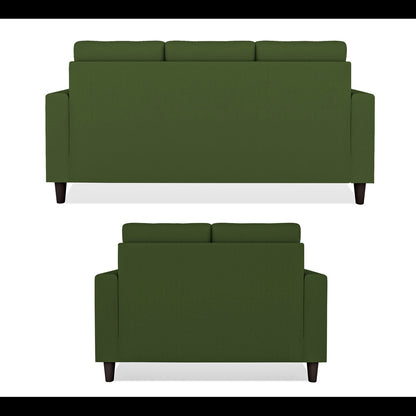 Adorn India Darcy 3+2 5 Seater Sofa Set (Green) (3 Year Warranty)