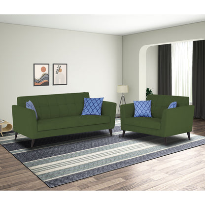 Adorn India Dannis 3+2 5 Seater Sofa Set