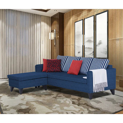 Adorn India Hallton Plain 2 Seater Sofa (Beige) (3 Year Warranty)