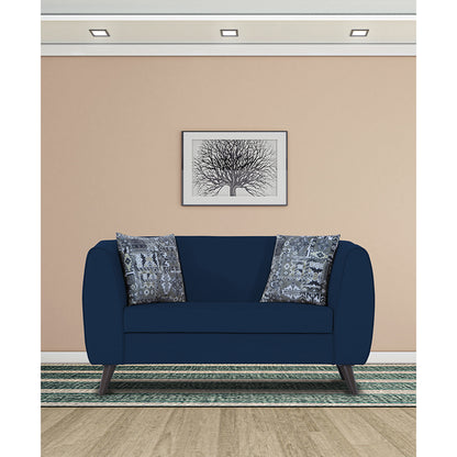 Adorn India Mason 2 Seater Sofa (Aqua Blue)