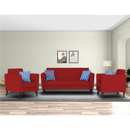 Adorn India Dannis 3+1+1 5 Seater Sofa Set