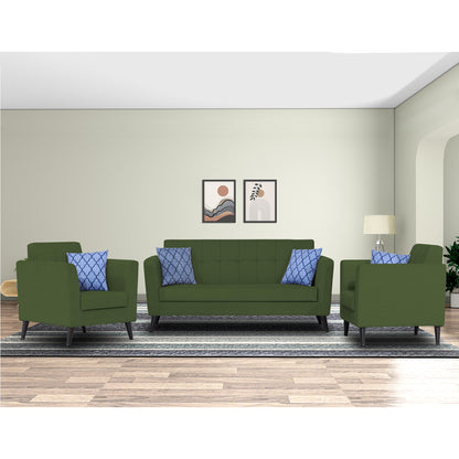 Adorn India Dannis 3+1+1 5 Seater Sofa Set