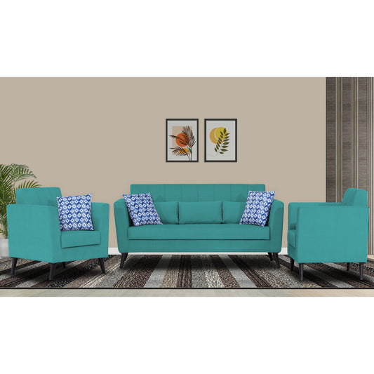 Adorn India Daniel 3+1+1 5 Seater Sofa Set
