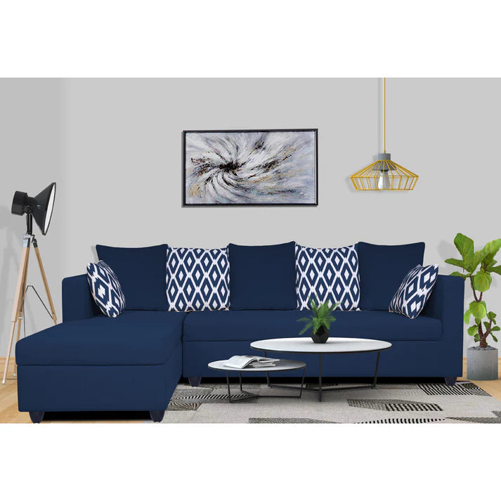 Adorn India Hallton Plain 2 Seater Sofa (Beige) (3 Year Warranty)