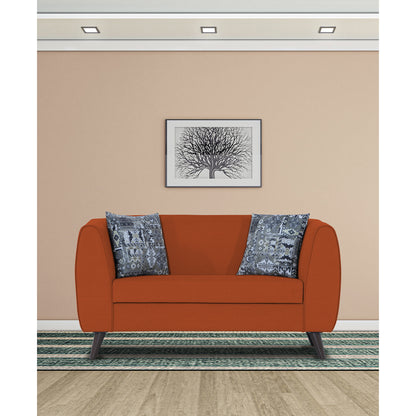 Adorn India Mason 2 Seater Sofa (Aqua Blue)