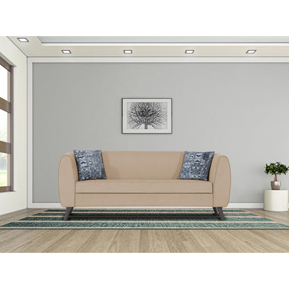 Adorn India Mason 3 Seater Sofa (Aqua Blue)