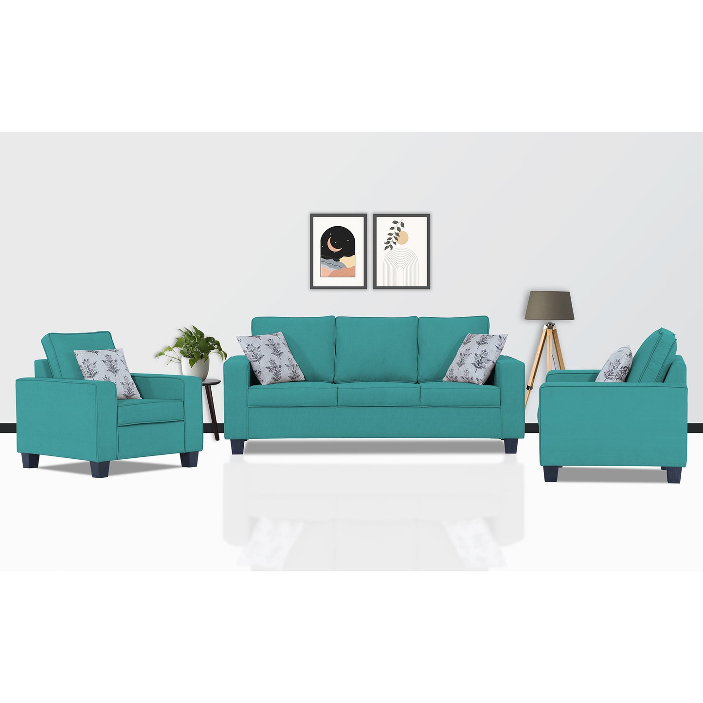 Adorn India Camden 5 Seater 3-1-1 Sofa Set