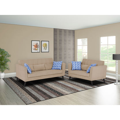 Adorn India Daniel 3+2 5 Seater Sofa Set