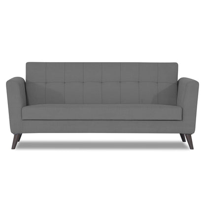 Adorn India Dannis 3 Seater Sofa (Grey) (3 Year Warranty)