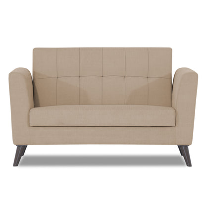 Adorn India Dannis 2 Seater Sofa (Beige) (3 Year Warranty)