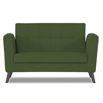 Adorn India Dannis 2 Seater Sofa (Green) (3 Year Warranty)