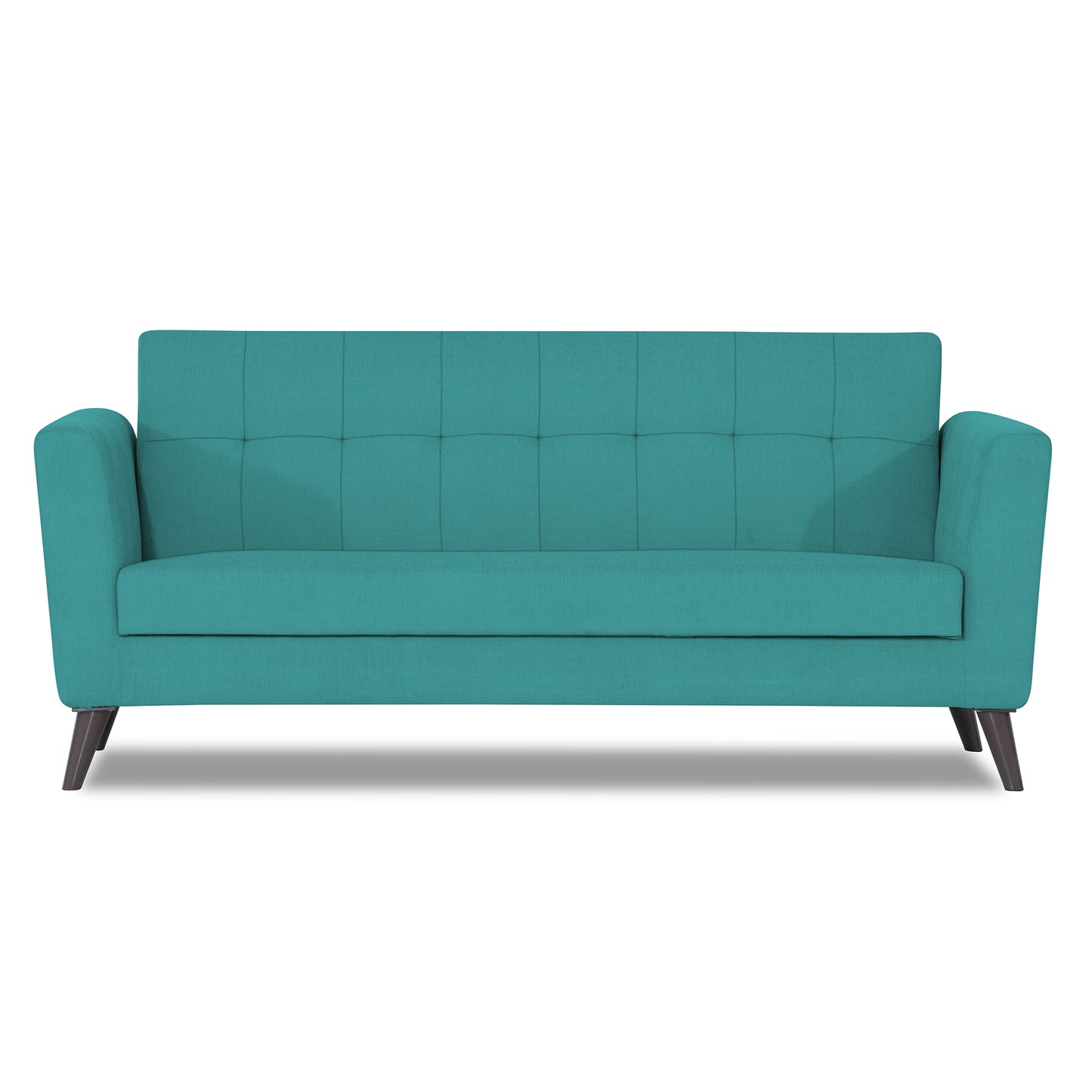 Adorn India Dannis 3 Seater Sofa (Aqua Blue) (3 Year Warranty)