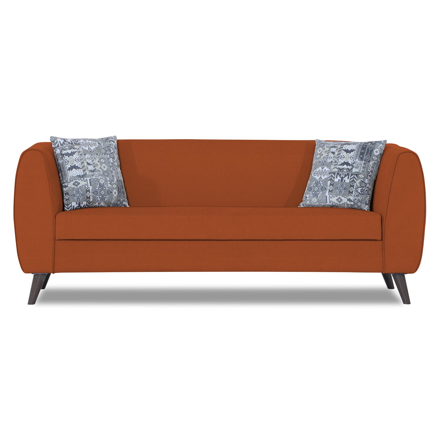 Adorn India Mason 3 Seater Sofa (Aqua Blue)