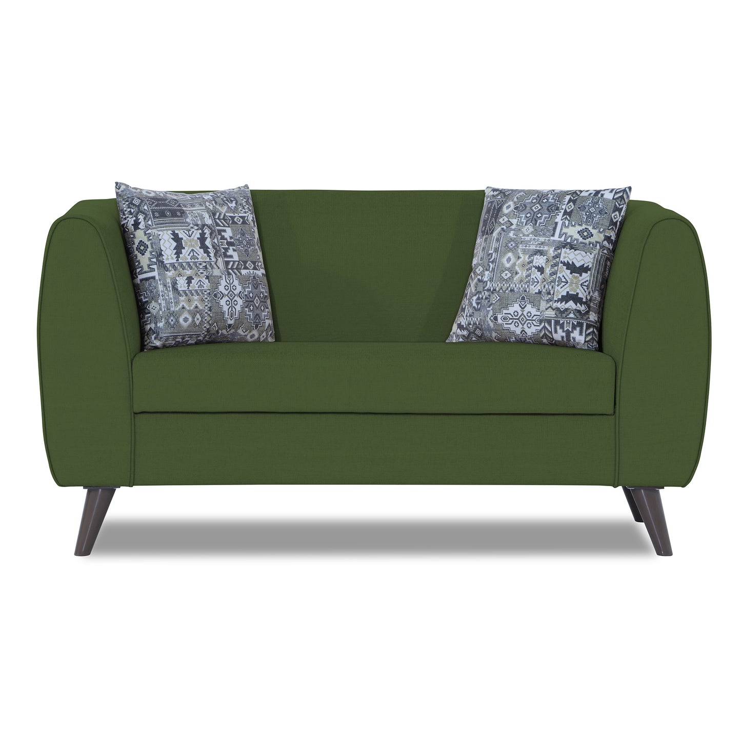 Adorn India Mason 2 Seater Sofa (Aqua Blue)