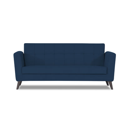 Adorn India Dannis 3 Seater Sofa (Blue) (3 Year Warranty)