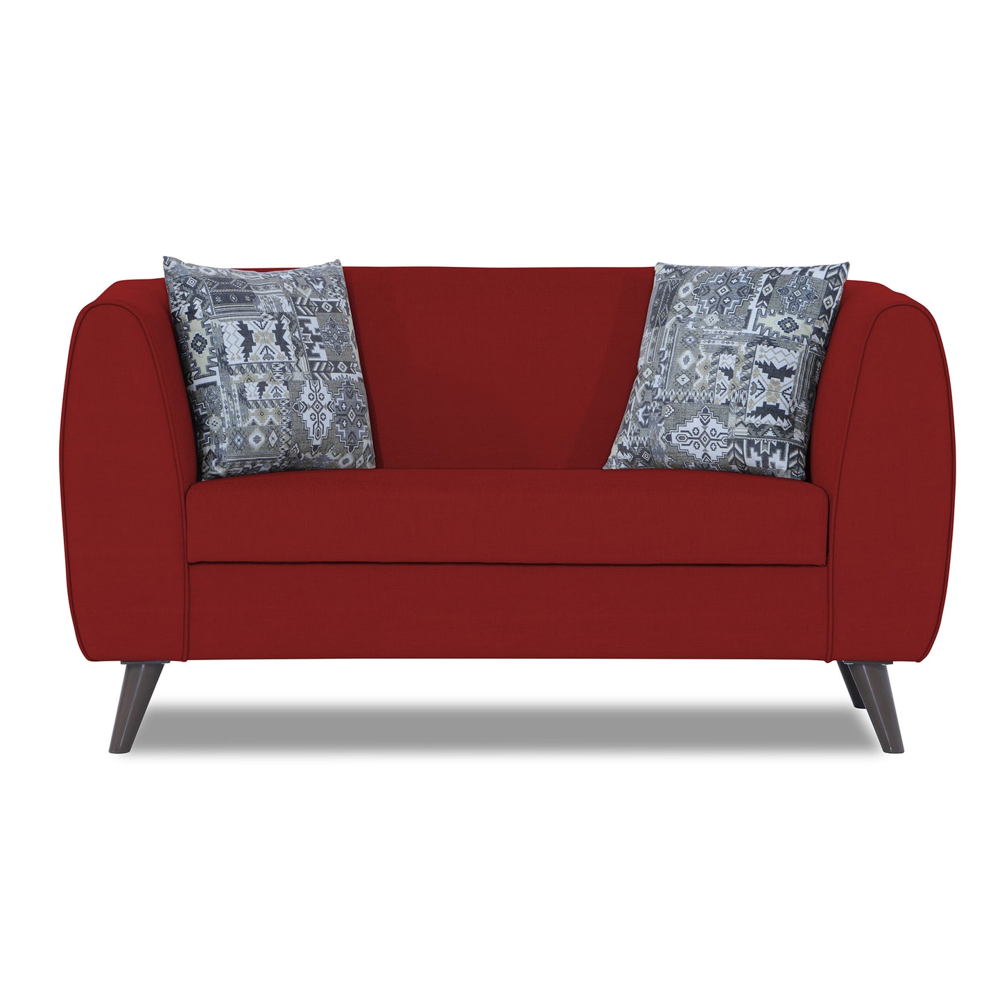 Adorn India Mason 2 Seater Sofa (Aqua Blue)