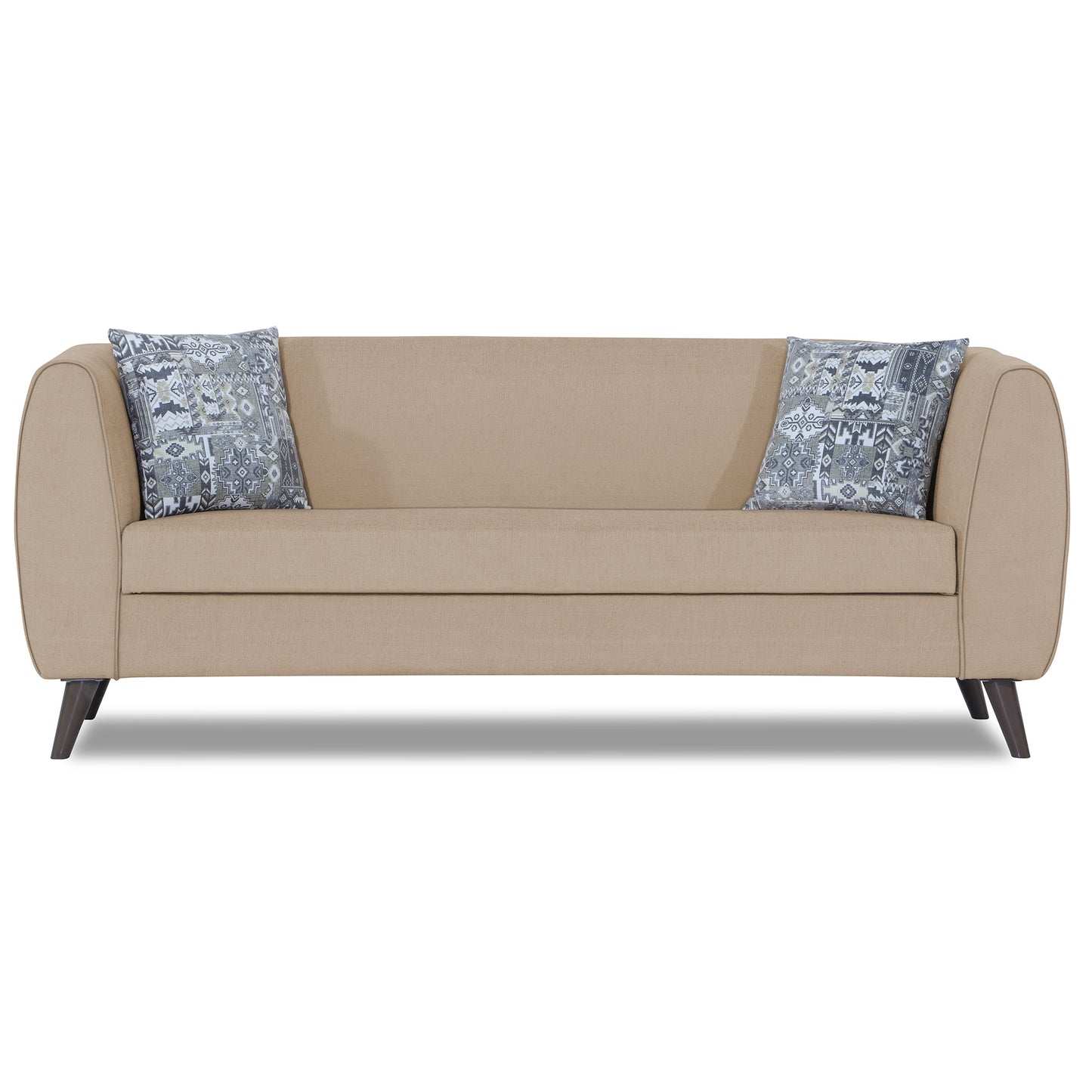 Adorn India Mason 3 Seater Sofa (Aqua Blue)