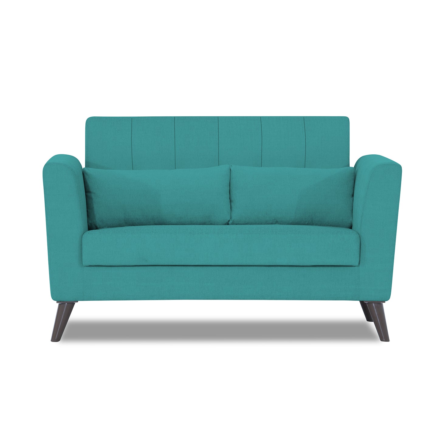 Adorn India Daniel 2 Seater Sofa (Aqua Blue) (3 Year Warranty)