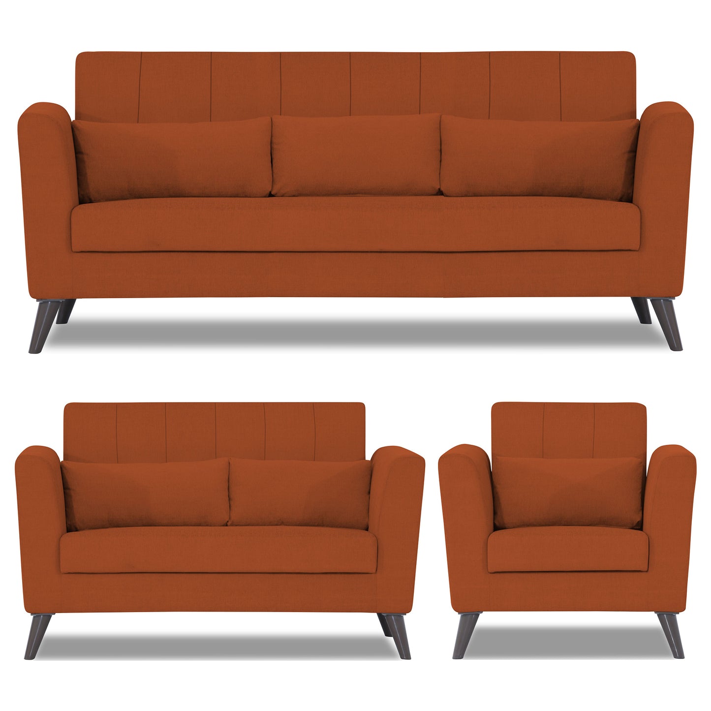 Adorn India Daniel 3+2+1 6 Seater Sofa Set