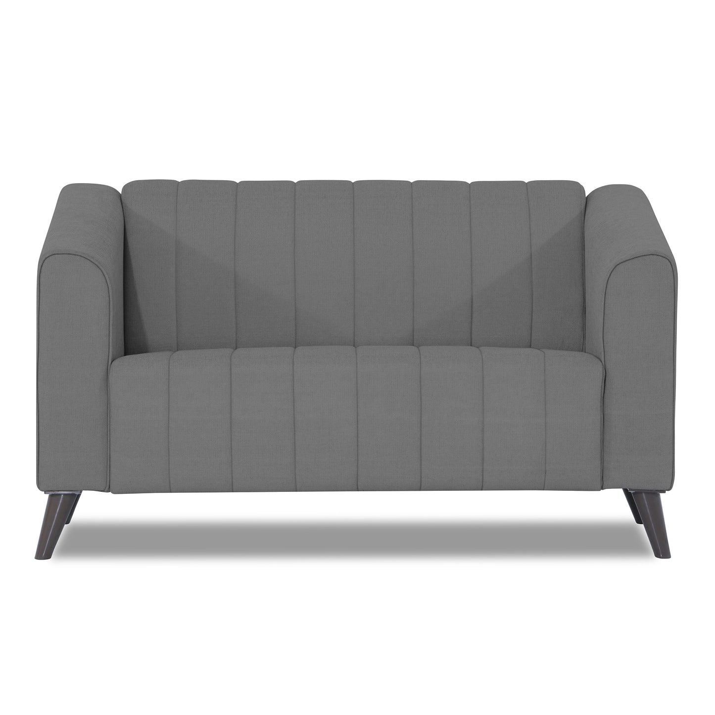 Adorn India Premium Laurel 2 Seater Sofa (Grey) (3 Year Warranty)
