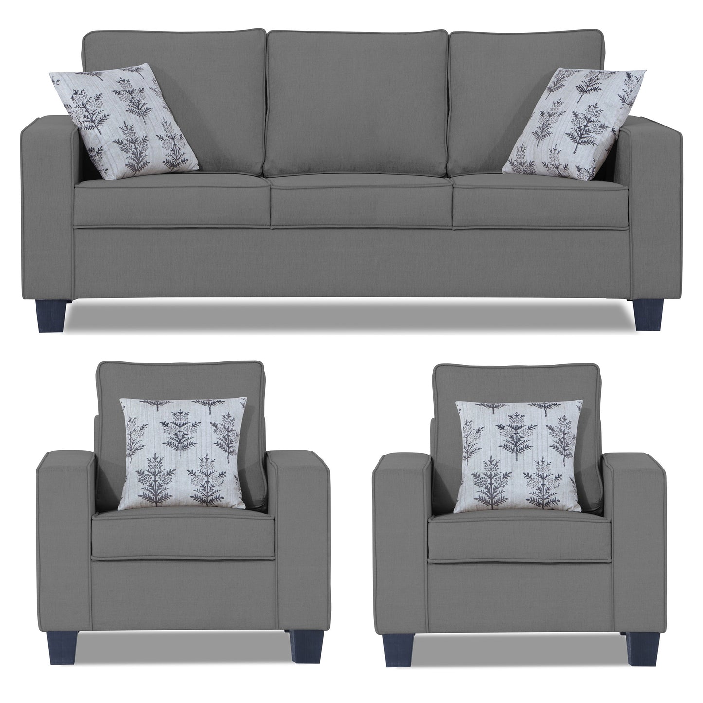 Adorn India Camden 5 Seater 3-1-1 Sofa Set