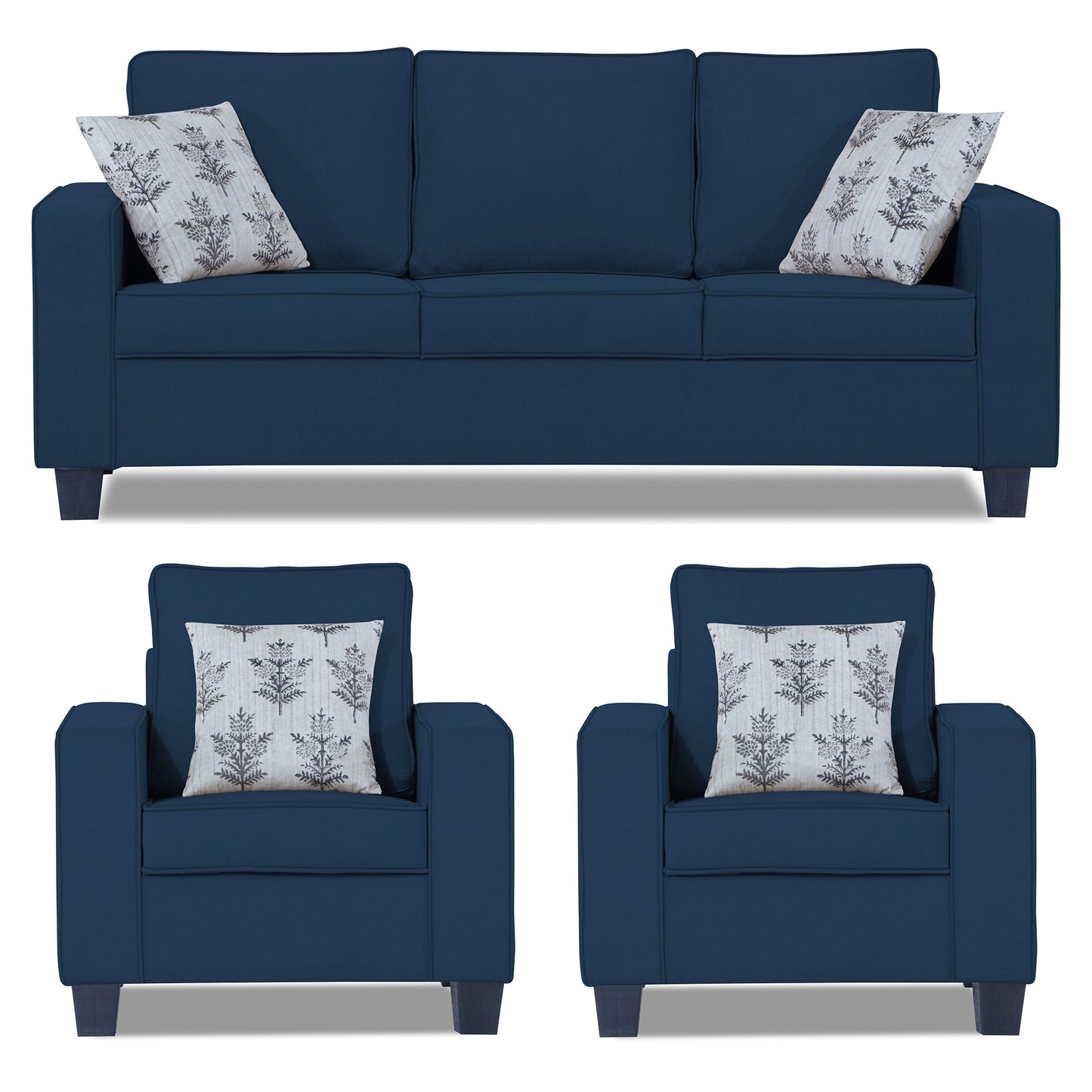 Adorn India Camden 5 Seater 3-1-1 Sofa Set