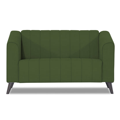 Adorn India Premium Laurel 2 Seater Sofa (Green) (3 Year Warranty)