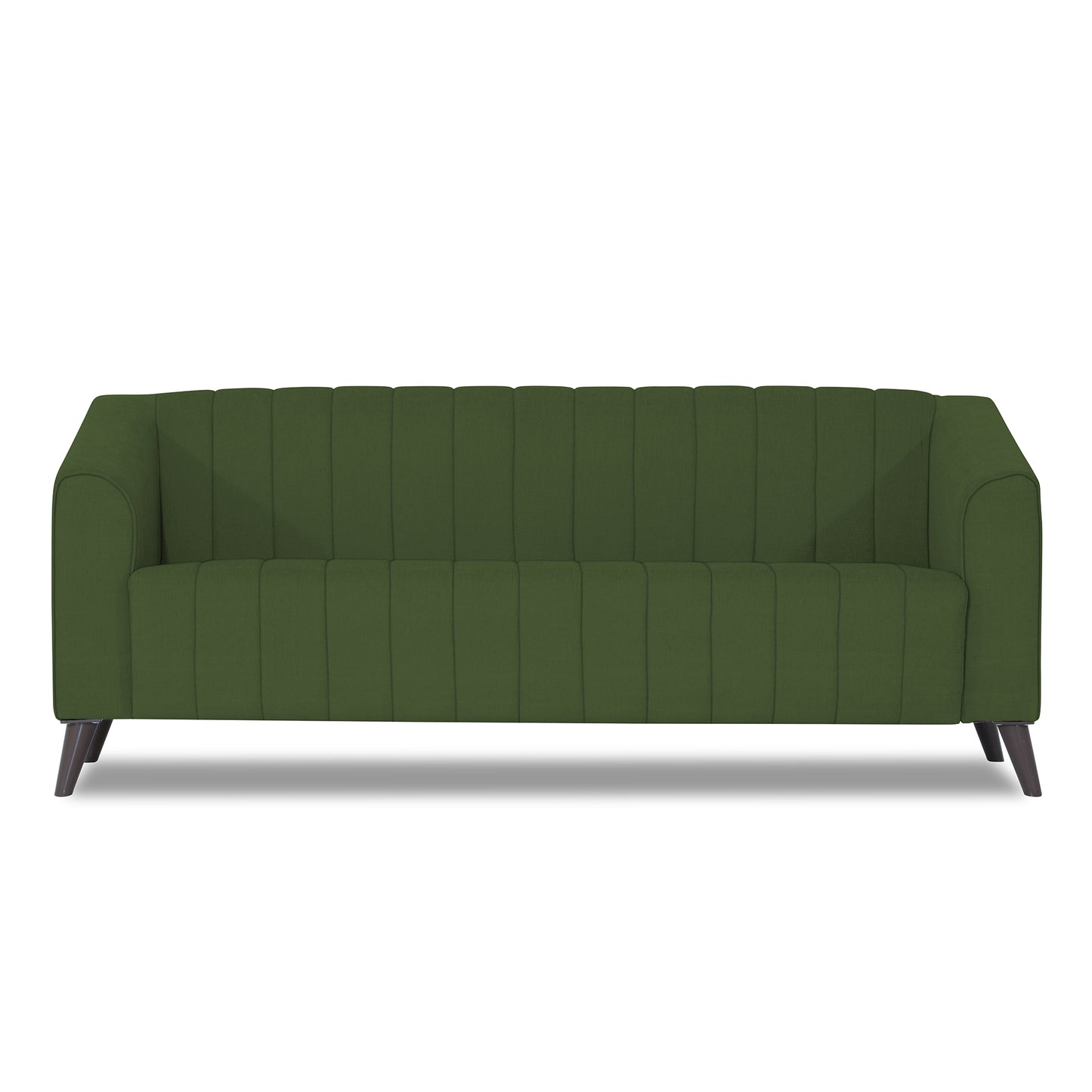 Adorn India Premium Laurel 3 Seater Sofa (Green) (3 Year Warranty)