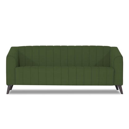 Adorn India Premium Laurel 3 Seater Sofa (Green) (3 Year Warranty)