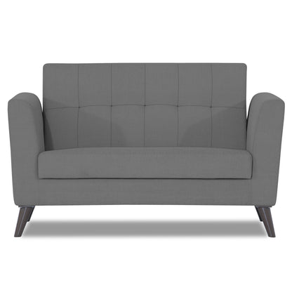 Adorn India Dannis 2 Seater Sofa (Grey) (3 Year Warranty)