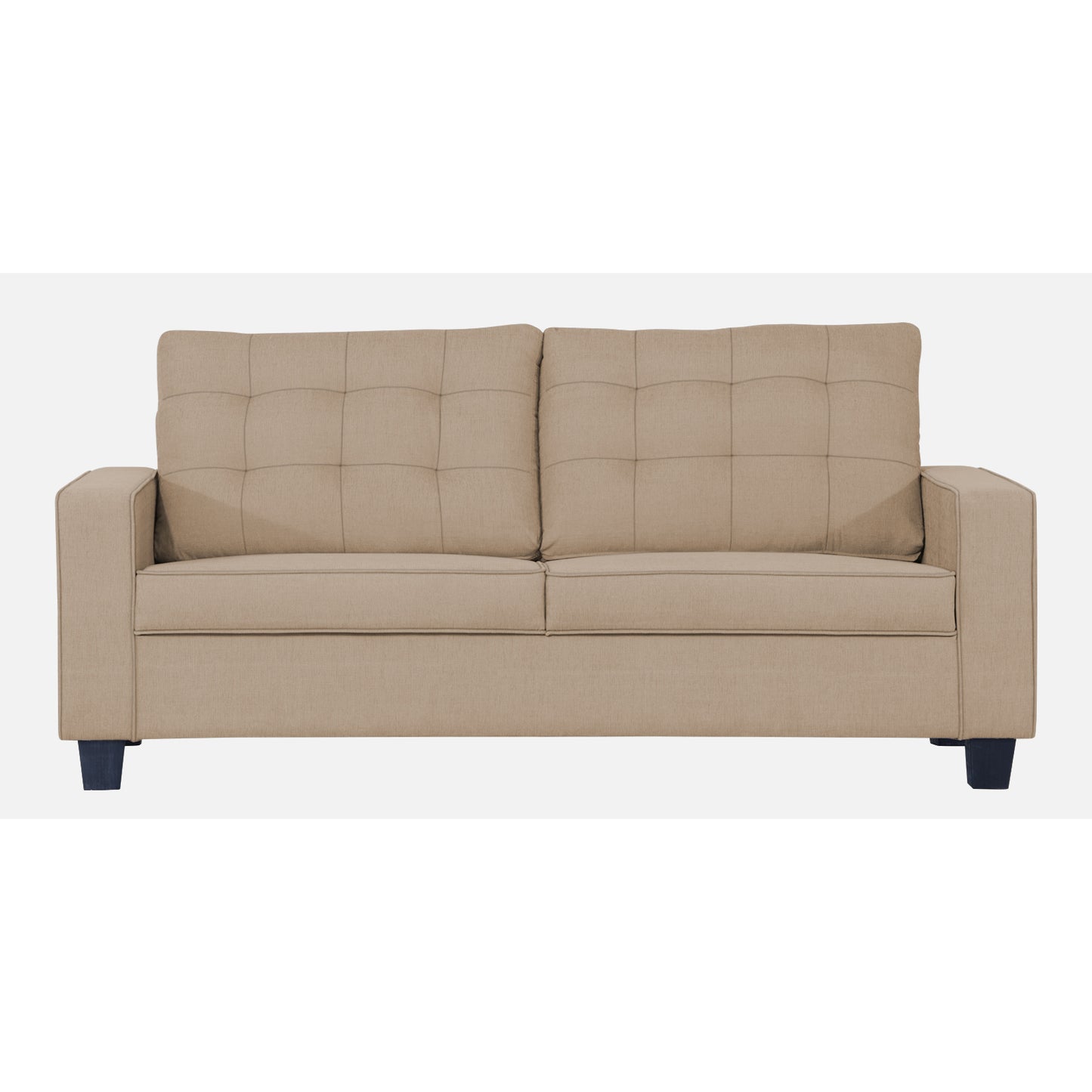 Adorn India Raptor 3 Seater Sofa (Beige)